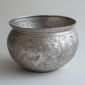 Maceta de metal decorativa brillante pulida rústica perfectamente adecuada para la decoración elegante del jardín y las necesidades de estilo de temporada - Product Image 6