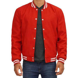 Parches Varsity Letterman recubiertos de alta calidad, chaqueta de estilo universitario con logotipo personalizado para hombres para la colocación del logotipo frontal de la temporada de primavera - Product Image 5