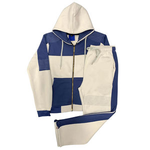 Trajes Deportivos de Invierno Extra Grandes Personalizables para Hombre, Estilo Nuevo, 100% Poliéster Algodón, Trajes Deportivos Casuales Gruesos con Cintura Elástica - Product Image 1