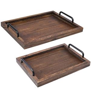 Plateau en bois de style nouveau pour les plateaux de service à la maison - Product Image 2