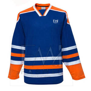 Conjunto de uniforme de hockey sobre hielo para hombre de poliéster 100% con pantalones cortos Diseña tu propio logotipo de nombre de equipo solo usado - Product Image 4
