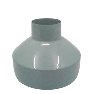 Iron Flower Vase Green Shiny Colour Home Decorative Pot for Party Events Room Decor Handmade - Product Image 1