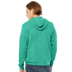 Sudadera con capucha de algodón 100% de peso pesado con estampado personalizado logotipo personalizado sudaderas con capucha para hombre French Terry Fleece - Product Image 3