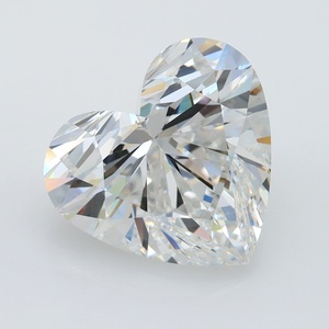 Diamante de laboratorio blanco de 4,03 quilates con corte de corazón, gemas ovaladas de claridad VS1 de Color F calibradas sueltas para hacer joyas con certificados GIA e IGI - Product Image 1