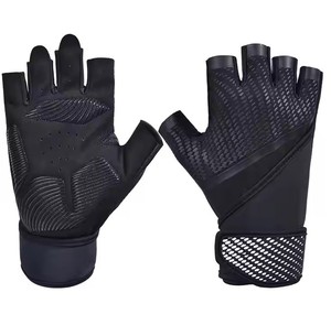 Guantes de Fitness de protección de palma completa personalizados unisex correa de muñeca ajustable nuevo estilo equipo de entrenamiento de ejercicio para gimnasio de levantamiento de pesas - Product Image 5