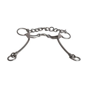 BRAND ZONE Bocado islandés de doble articulación de acero inoxidable, accesorio para equipo ecuestre, para mayoristas - Product Image 1