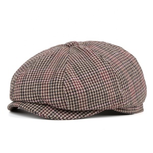Béret d'hiver personnalisé brodé <span class=keywords><strong>Peaky</strong></span> <span class=keywords><strong>Blinders</strong></span> pour <span class=keywords><strong>femme</strong></span>, chapeau plat en laine vintage français pour homme - Product Image 2