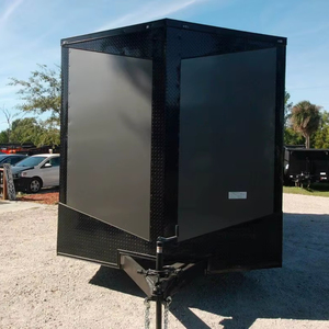 Remorque fermée de qualité supérieure 8,5x20, côtés hauts de 42 pouces, pneus 14 plis + pneu de secours 14 plis inclus à vendre - Product Image 1