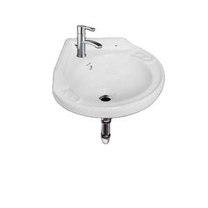 Lavabo Flotante Minimalista Personalizado Hind Ware para Vestíbulo, Lavabo Compacto de Cerámica Moderno que Ahorra Espacio - Product Image 3