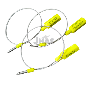 Jhas certifié ISO de qualité supérieure joint de sécurité inviolable serrure en métal 1.5mm diamètre de fil conteneurs d'expédition océaniques joint en plastique - Product Image 1