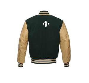 Chaqueta de invierno con logotipo personalizado de la mejor calidad, chaqueta universitaria con cuello acanalado transpirable de poliéster 100% de ATLANTIC - Product Image 2