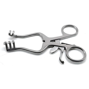 Baby Weitlaner Retractor 13,5 cm Instrumento quirúrgico de autorretención con puntas romas curvadas hacia afuera, acero inoxidable - Product Image 6