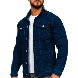 Veste en jean anti-rides pour hommes, vêtements décontractés de qualité supérieure, dernières créations, vente promotionnelle, veste en jean pour hommes avec logo/couleur personnalisé - Product Image 5