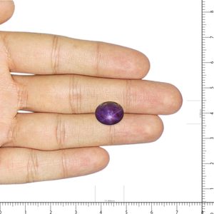NOVAMART Fine <b>Star</b> Ruby 6.84 Carat Natural Gemstone Faceted <b>Cushion</b> Cut Emerald Lab Created Treatments Calibrated Red Color 8mm - Product Image 3