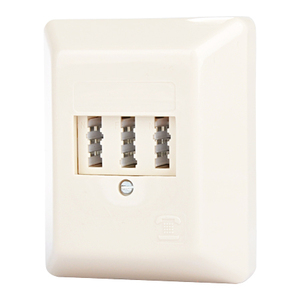 TAE Presa Telefonica 3-fach a Muro 3x6 NFN - Product Image 1