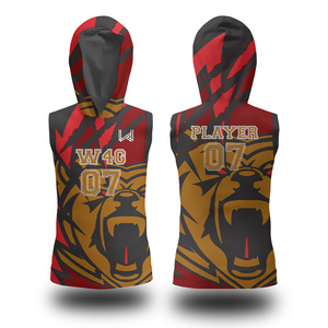 Logo personnalisé 7on7 maillots de football drapeau respirant 7v7 uniformes de compression 100% polyester ensembles grande taille à faible coût - Product Image 5
