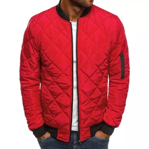 Hombres moda Otoño Invierno Letterman Track chaqueta logotipo personalizado con capucha Puffer abrigo Cargo burbuja negro Casual primavera - Product Image 2
