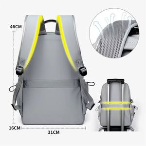 Custom Professional <b>Laptop</b> <b>Backpack</b> for Men <b>Women</b> Shockproof <b>Laptop</b> Protection Lightweight Oxford Polyester Organizer Pockets - Product Image 2