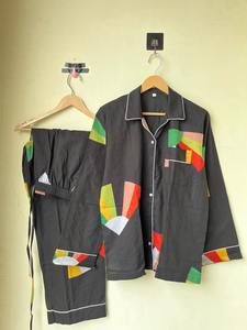 ชุดนอนผู้หญิงพิมพ์ลายอินเทรนด์ชุดนอนชุดนอนผ้าฝ้ายพิมพ์ลาย - Product Image 3