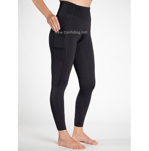Culotte d'équitation à la mode Leggings de cheval à la mode OEM vêtements équestres élégants collants d'équitation personnalisés avec poches de téléphone pratiques - Product Image 1