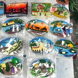 Estatuilla magnética de resina de estilo artístico de alta calidad, recuerdo de Vietnam, trae la belleza del país a su hogar - Product Image 3