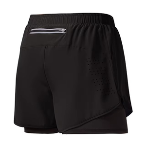 Short de sport et de basket-ball de haute qualité pour hommes, double couche de maille décontractée avec poches confortables, style High Street - Product Image 3