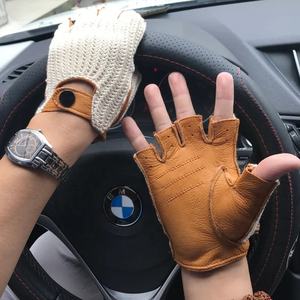 2024 nouveaux hommes gants en cuir véritable hommes gants de machiniste en peau de mouton, gants de conduite en cuir hommes, gants de conducteur en cuir - Product Image 2