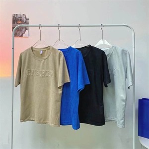 เสื้อปักลายนูนผ้าฝ้ายสำหรับผู้ชายเสื้อ100% พิมพ์ลายตัวละครแบบยั่งยืนเป็นมิตรกับสิ่งแวดล้อม - Product Image 6