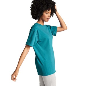 เสื้อยืดคอกลมแขนสั้นผ้าฝ้ายสำหรับผู้หญิงเสื้อยืดโอเวอร์ไซส์ - Product Image 5