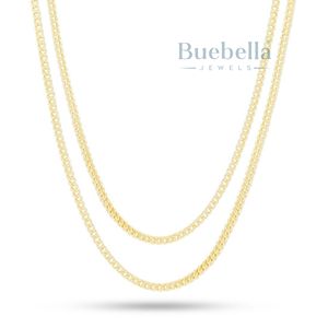 ชุดโช้คเกอร์โซ่แฟรนโก้ชุบทอง14K 925ฮิปฮอป3mm VVS Moissanite ขายดี