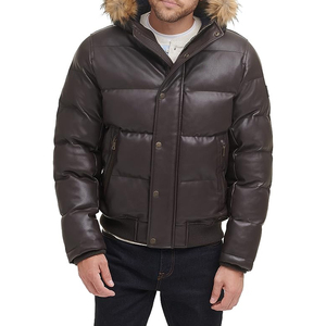 Chaqueta de Invierno para Hombre 2026, 100% Fibra Sintética, Forro de Lana Impermeable, Manga con Diseño de Pétalos, Artículo Popular - Product Image 1