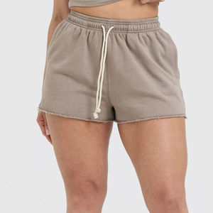 OEM Custom Fleece <b>Women's</b> <b>Sweat</b> <b>Shorts</b> With Pockets New Design High Waisted Soft & Breathable Running Gym <b>Shorts</b> For <b>Women</b> - Product Image 6