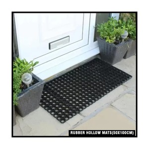 Wholesale Hotel <b>Rubber</b> Hollow Anti Slip Washable Thick Dust Control Entrance <b>Floor</b> Mat Durable Bulk Supply - Product Image 3