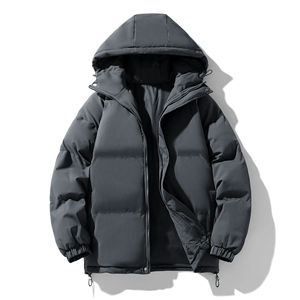 Veste matelassée noire pour femmes de dernière qualité hiver chaud respirant imperméable coupe-vent écologique à capuche épaisse - Product Image 2