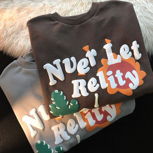 T-shirt personnalisé lourd 100% coton surdimensionné 3D bouffant imprimé pour hommes T-shirt unisexe à épaules tombantes T-Shirt de haute qualité à coupe ample - Product Image 1