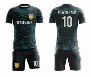 Maillots de football personnalisés 2026 |   Uniformes de football imprimés numériquement OEM |   Tenues respirantes légères à manches courtes et coupe ajustée - Product Image 3