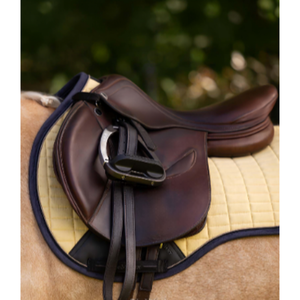 Leather Dressage Square Saddle Pad <b>Quilted</b> Horse Saddle Cloth Equestrian Riding Pad Shock Absorbing Comfortable Tack - Product Image 2