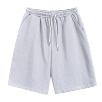 Shorts de bain pour hommes en coton et fibre de bambou, respirants, écologiques, séchage rapide, imperméables, coupe-vent, anti-plis, avec poches et boutons, taille élastique