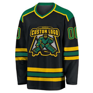 Maillot de hockey sur glace quantité minimale de commande bas Concevez votre propre uniforme de hockey sur glace sur mesure avec pantalon en coquille et chaussettes respirant OEM personnalisé - Product Image 2