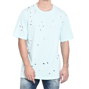Nouveau T-shirt Homme Tendance à Manches Courtes Effet Vieilli, Tissu Toile de Haute Qualité Anti-Plis Respirant Léger et Durable – Vente Flash - Product Image 1