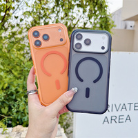 Coque pour Samsung Galaxy S26 FE/S26 Ultra/S26 Plus/S25/A27/A57/A37/A07/A17, finition mate givrée, effet magnétique, antidérapante, coque de téléphone