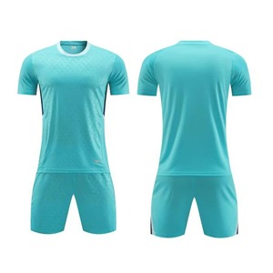 Conjunto de Uniforme de Fútbol 100% Poliéster, Pantalón Corto con Estampado Frontal, Secado Rápido, Transpirable, Personalizable para Equipos de Adultos - Product Image 1