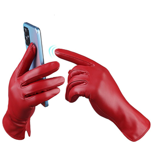 2025 gros cuir mode gants respirant produit Ultra doux au toucher cuir mode gants pour femmes prix pas cher - Product Image 2