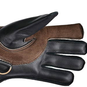 Guantes de Cetrería de Alta Calidad HAMII APPARELS, Forrados de Felpa Suave, Cuero Vacuno, Manejo de Aves, Colores Personalizados, Todos los Tamaños, Logotipo Personalizado - Product Image 6