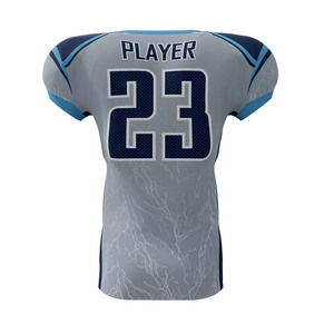 เสื้อฟุตบอลอเมริกันน้ำหนักเบาทำจากปากีสถานออกแบบได้ตามต้องการ - Product Image 4