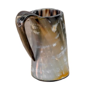 Antique and Unique Design Buffalo Horn Mug Reasonable Rate Fashionable Luxury <b>Light</b> Weight Buffalo Horn Mug - Product Image 5