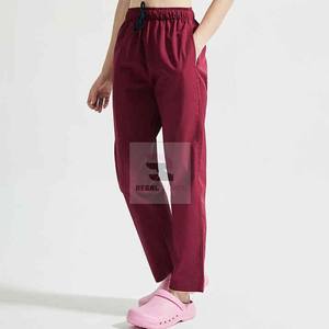 กางเกงสครับพยาบาลผ้าทอคุณภาพสูงสำหรับทุกเพศเครื่องแบบทางการแพทย์สวมใส่สบายปรับแต่งได้ตามต้องการ - Product Image 4