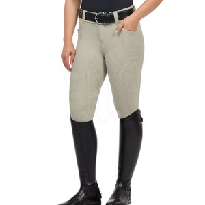 Leggings de equitación para mujer al mejor precio, de tiro medio, transpirables, ajustados y flexibles, ideales para práctica de equitación y entrenamiento al aire libre. - Product Image 3
