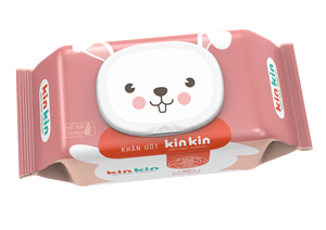 Toallitas húmedas Kinkin para bebés de 100 piezas Tela no tejida con agua purificada para una limpieza efectiva de los bebés - Product Image 2