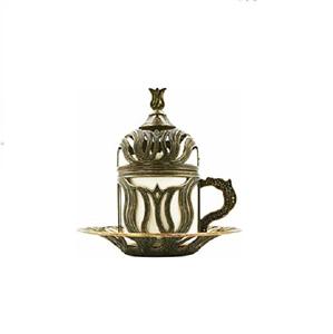 Tetera turca de Metal blanca personalizada, hecha a mano con mango colgante, mesa de agarre fácil, café decorativo, té - Product Image 4